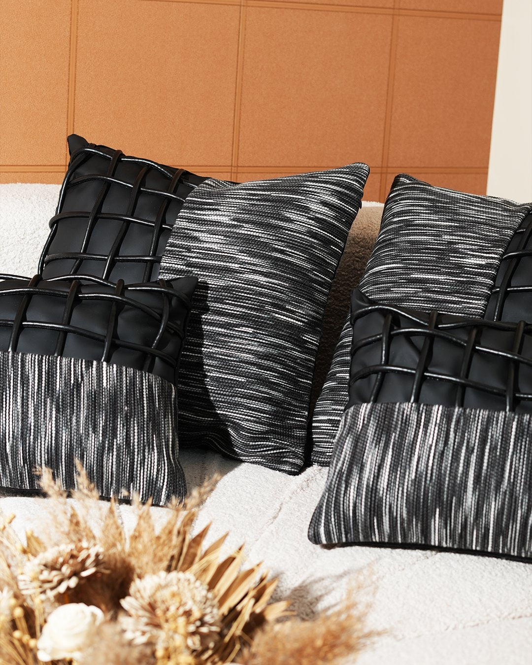 Onyx Weave Cushion Cover Set