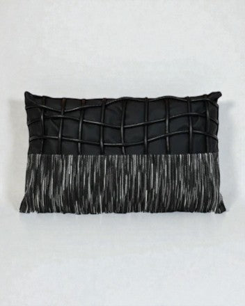 Onyx Weave Rectangle Cushion Cover