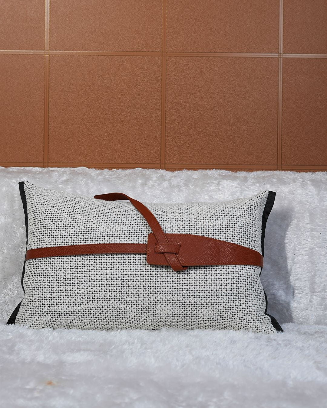 Saddle Strap Rectangle Cushion Cover