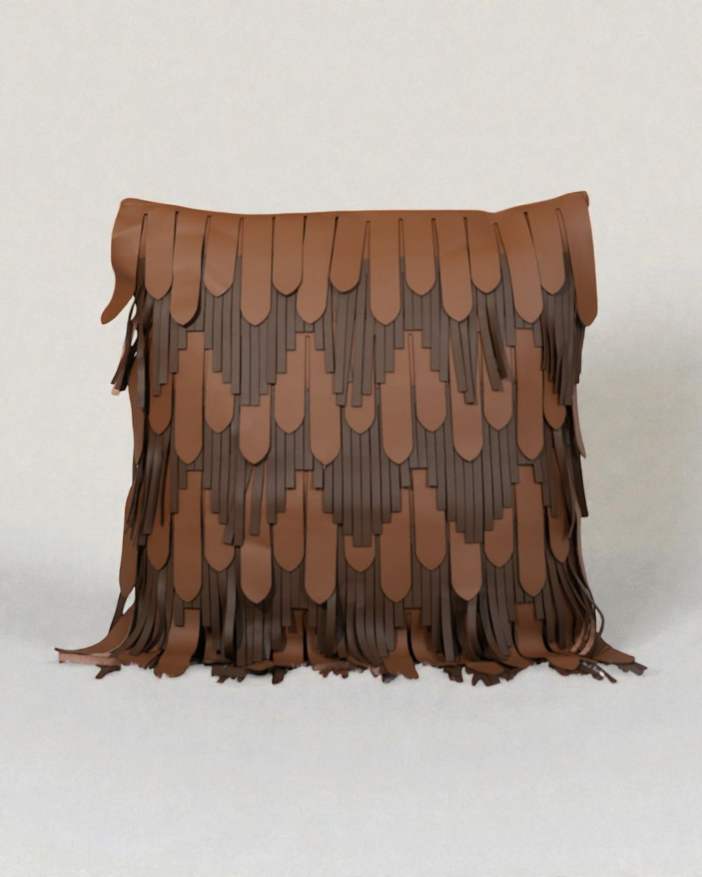 Sculpted Fringe Cushion Cover
