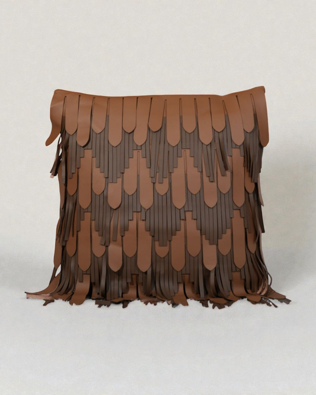 Sculpted Fringe Cushion Cover