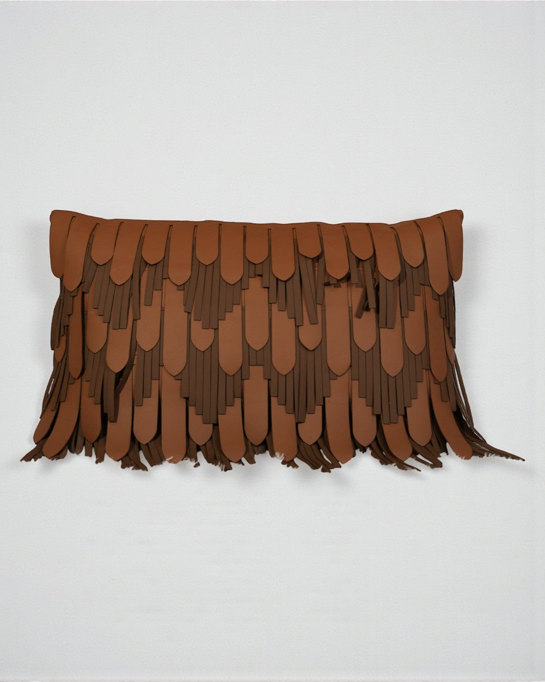 Sculpted Fringe Rectangle Cushion Cover