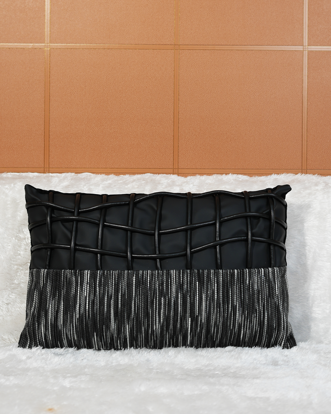 Onyx Weave Rectangle Cushion Cover
