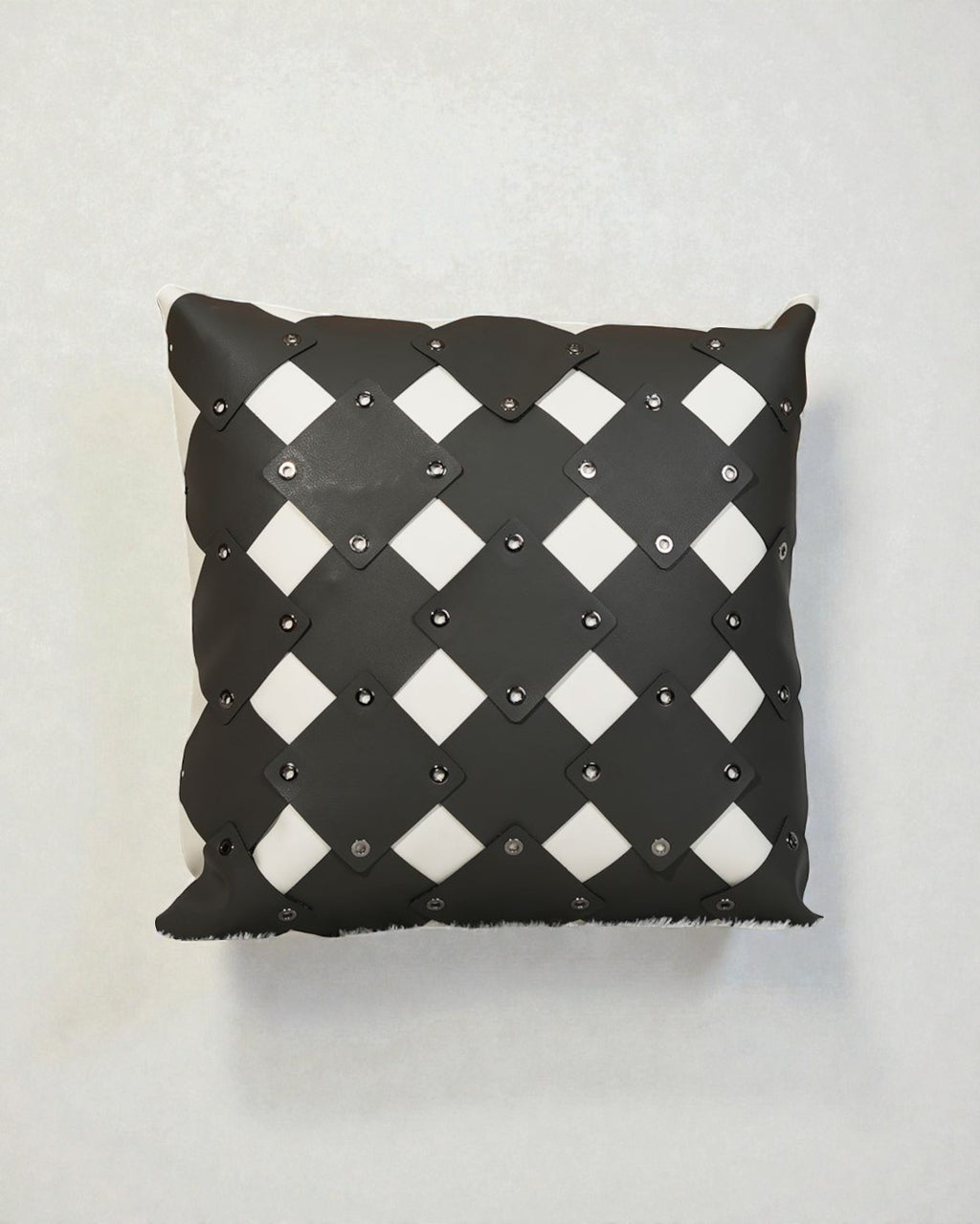 Noir Lattice Cushion Cover