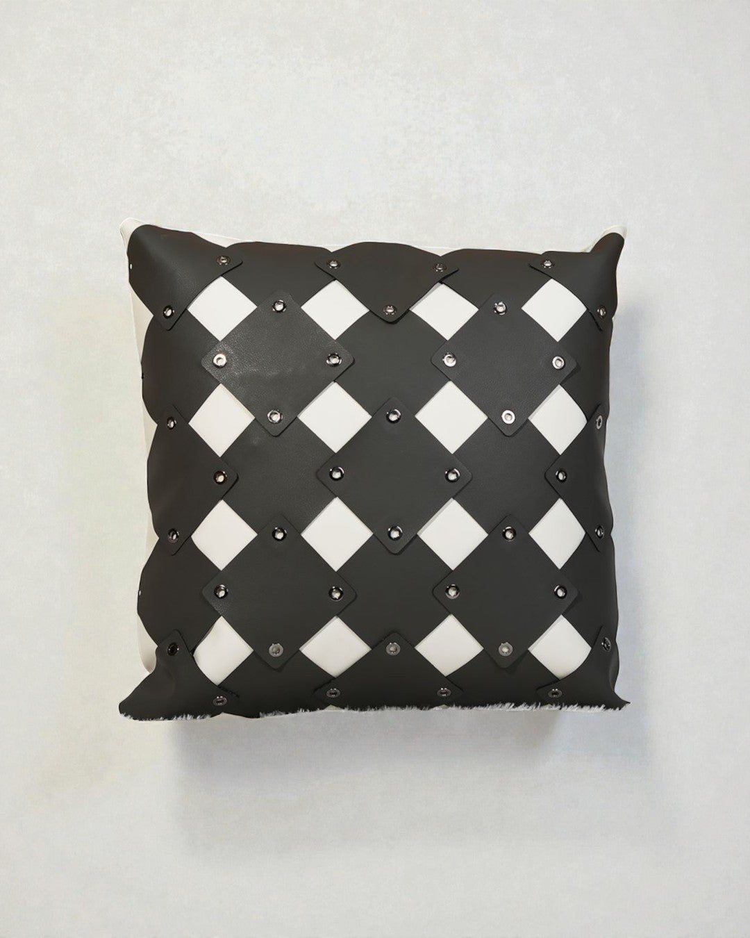 Noir Lattice Cushion Cover