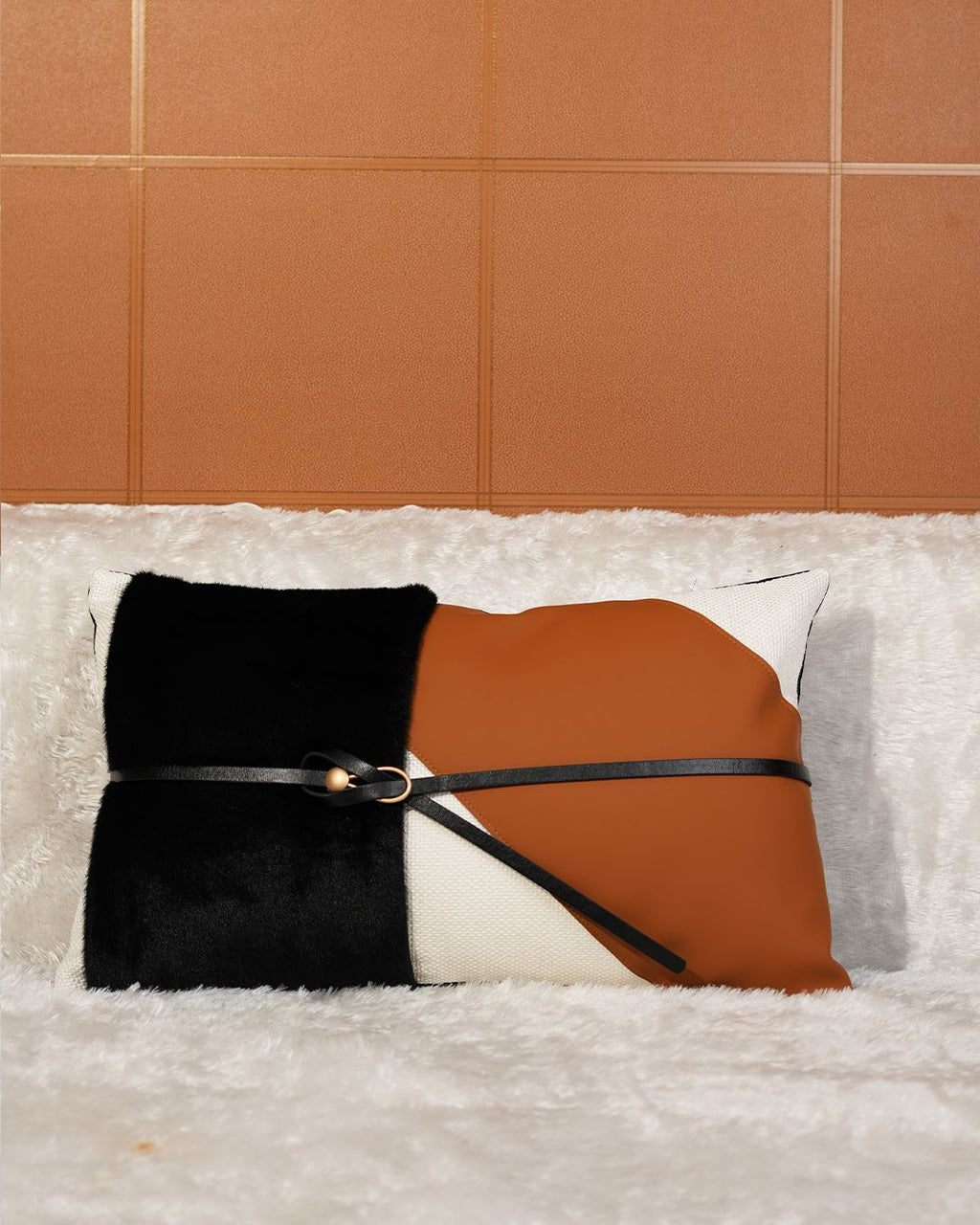 Tri-Tone Accent Rectangle Cushion Cover